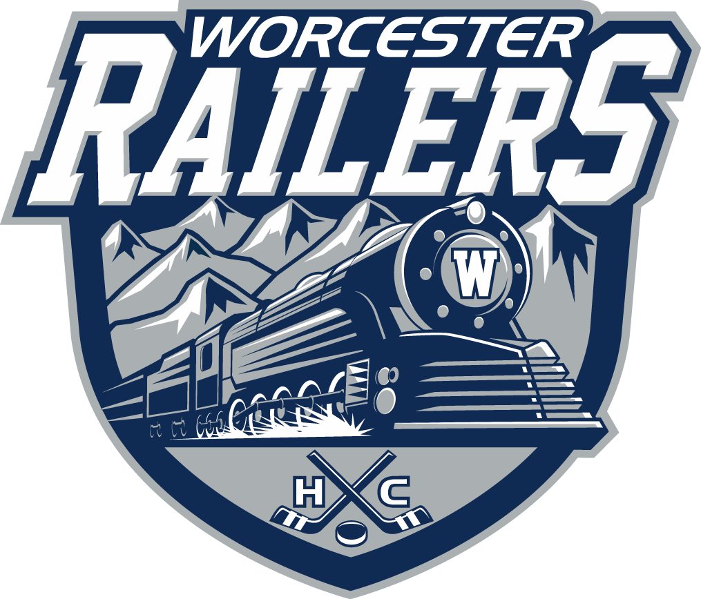 Worcester Railers HC 2017-Pres Primary Logo iron on heat transfer...